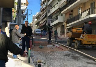 Αυτοψία Μώραλη σε δρόμους που ανακατασκευάζονται από τον Δήμο Πειραιά