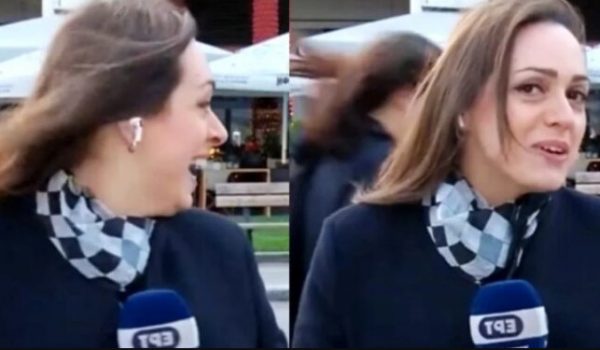 Ξεκαρδιστικό σκηνικό στον αέρα της ΕΡΤ – «Την ματιάσαμε την κοπέλα και έπεσε κάτω»