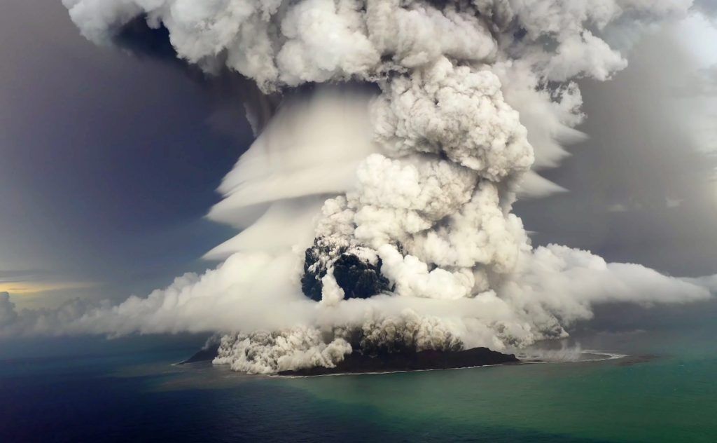 Τόγνκα: Η ηφαιστειακή έκρηξη του Ιανουρίου ήταν η ισχυρότερη που έχει καταγραφεί