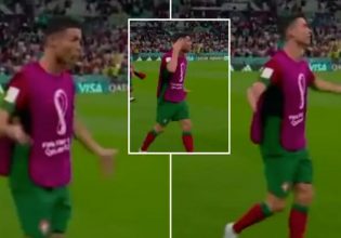 Ο Κριστιάνο προσπαθούσε να πείσει τους διαιτητές στη λήξη ότι το γκολ ήταν δικό του!