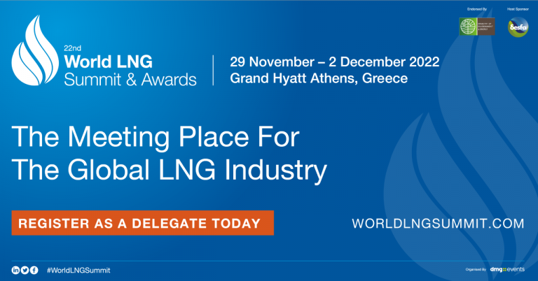 Four-day World LNG Summit & Awards in Athens later this month; first-ever holding in Greece