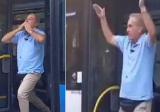 Viral ο οδηγός λεωφορείου στη Ρόδο που χορεύει με τέρμα τη μουσική
