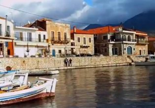 Ανάπλαση της παραλιακής οδού του Αγίου Νικολάου, στη Δυτική Μάνη