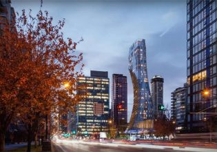 Ουρανοξύστης 43 ορόφων  μεταβάλλεται ανάλογα με την γωνία που τον κοιτάς