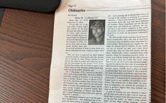 Άνδρας, 43 ετών, γράφει επικήδειο πριν πεθάνει από καρκίνο – «Με ποιον πολεμάω;»