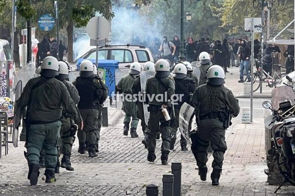 Θεσσαλονίκη: Επεισόδια στο κέντρο της πόλης μετά την πορεία