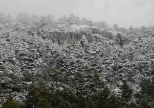 Πάρνηθα: Έπεσαν τα πρώτα χιόνια