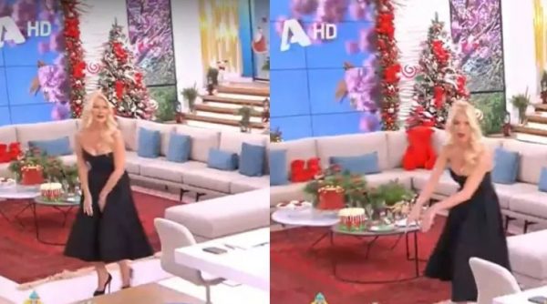 Κατερίνα Καινούργιου: Το παρ’ ολίγον ατύχημα στον «αέρα» της εκπομπής της