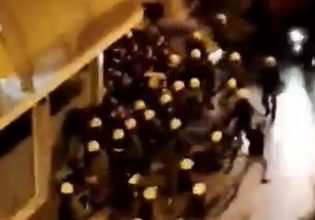 Άρης: Η στιγμή της επίθεσης της Αστυνομίας σε οπαδούς των «κιτρίνων»