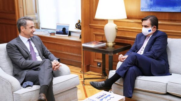 Μητσοτάκης σε Σχοινά: Είμαστε στο «Champions League» του Ταμείου Ανάκαμψης