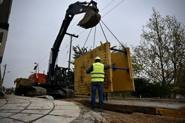 Καλαμαριά: Άρχισαν οι εκσκαφές του αντιπλημμυρικού έργου