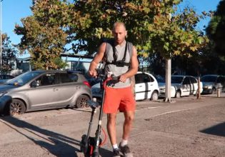 Youtuber έκανε τη διαδρομή Θεσσαλονίκη – Αθήνα με… ηλεκτρικό πατίνι