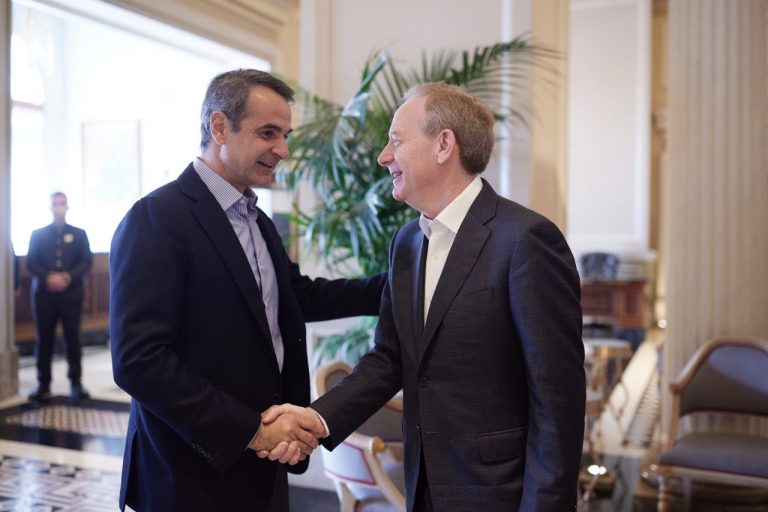 Greek PM, Microsoft president meeting on sidelines of Trilateral Commission