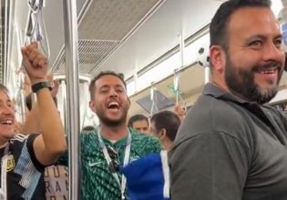 Απίθανο βίντεο: Σαουδάραβας τραγουδά σύνθημα της Αργεντινής στο Μετρό και αποθεώνεται