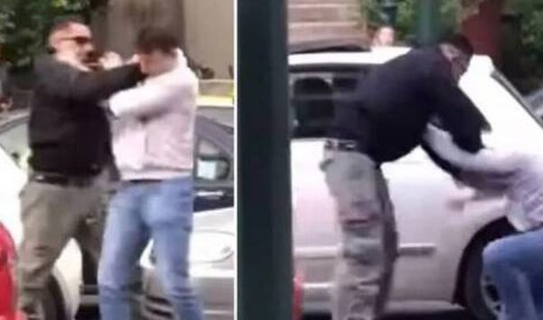 Οδηγοί παίζουν άγριο ξύλο στο κέντρο της Αθήνας – Δείτε το απίστευτο βίντεο