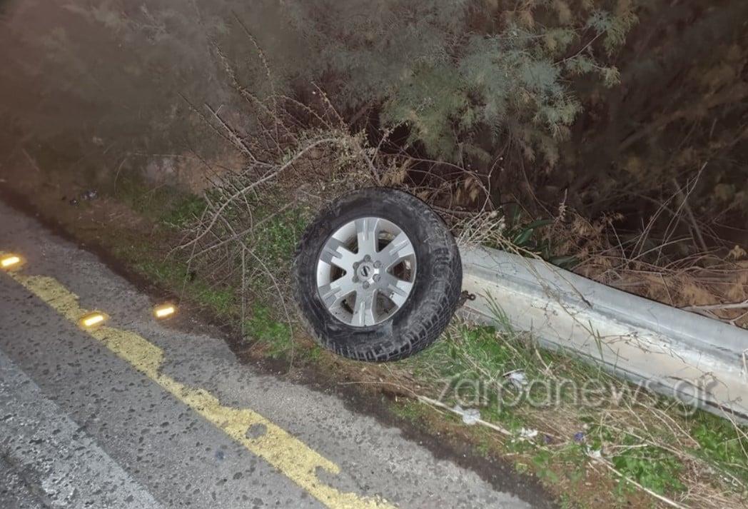 Καραμπόλα με έξι αυτοκίνητα στην Κρήτη - Ένας τραυματίας