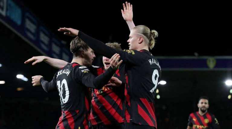 Λιντς – Μάντσεστερ Σίτι 1-3: «Τριάρα» με φοβερούς Χάαλαντ και Γκρίλις