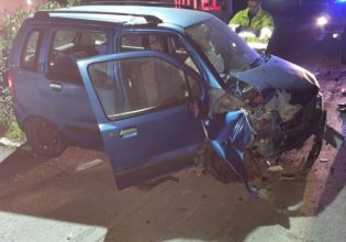 Θεσσαλονίκη: Τρεις τραυματίες σε τροχαίο