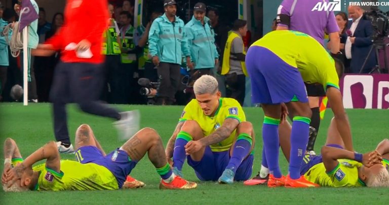 Οι πανηγυρισμοί των Κροατών και τα κλάματα των Βραζιλιάνων