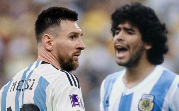 Θρυλική διασταύρωση Μέσι – Μαραντόνα στην Αργεντινή