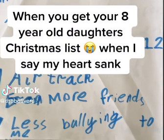 Το γράμμα ενός 8χρονου κοριτσιού – θύμα bullying στον Άγιο Βασίλη που έφερε δάκρυα