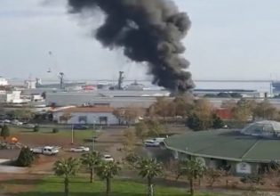 Τουρκία: Έκρηξη και μεγάλη φωτιά στο λιμάνι της Σαμψούντας