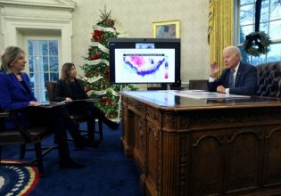 ΗΠΑ: Προειδοποίηση Μπάιντεν για την κακοκαιρία – «Αν σκοπεύετε να ταξιδέψετε, φύγετε τώρα»