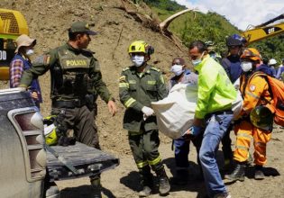 Κολομβία: Τουλάχιστον 34 νεκροί από κατολίσθηση – Λεωφορείο και άλλα οχήματα θάφτηκαν στη λάσπη