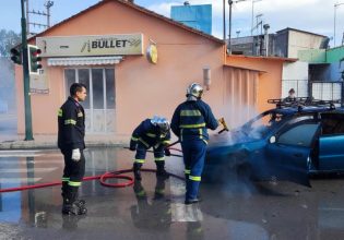 Βόλος: Πήρε φωτιά το αυτοκίνητο 60χρονου