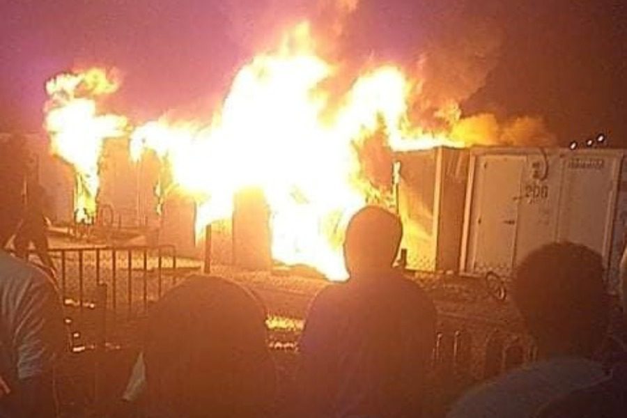 Λέσβος: Φωτιά στο ΚΥΤ του Καρά Τεπέ
