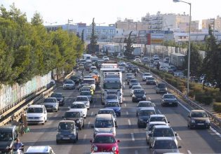 Ουρές χιλιομέτρων στη λεωφόρο Κηφισού – Τροχαίο στο ύψος των ΚΤΕΛ