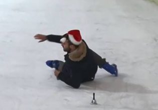 Γιώργος Παπαδάκης: Η… θεαματική τούμπα ρεπόρτερ του «Καλημέρα Ελλάδα» – «Έλιωσαν» στο γέλιο