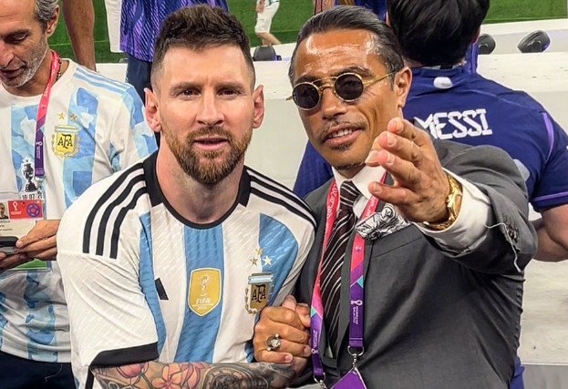 Salt Bae: «Έφαγε» άκυρο από τον τελικό Kυπέλλου των ΗΠΑ μετά το κυνηγητό στον Μέσι
