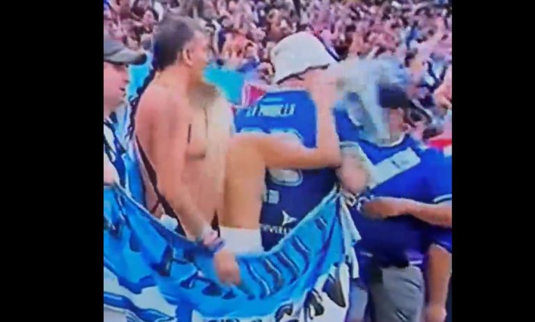 Μουντιάλ 2022: Φίλαθλος της Αργεντινής τα πέταξε όλα και πανηγύρισε τόπλες τη νίκη στον τελικό