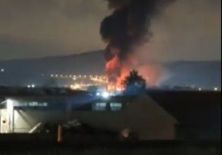 Ασπρόπυργος: Μεγάλη φωτιά σε επιχείρηση ελαστικών