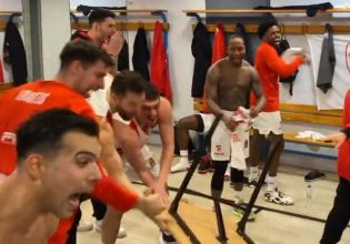 Τρομερό βίντεο: Οι παίκτες του Ολυμπιακού πήραν δυο μέρες ρεπό και «γκρέμισαν» τα αποδυτήρια (vid)