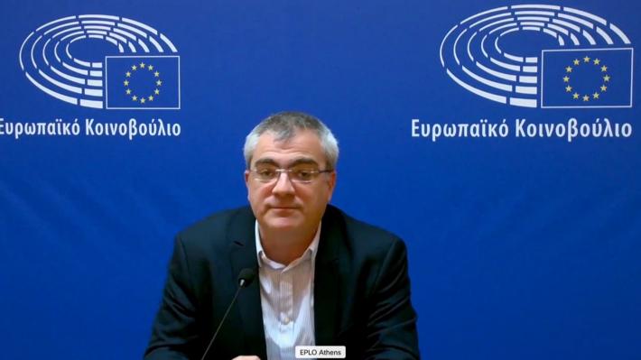 Κώστας Παπαδάκης στο in: Λόμπι και ΜΚΟ, δρουν με ελεύθερη είσοδο στο ευρωκοινοβούλιο