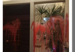 Θεσσαλονίκη: Πέταξαν μπογιές στο σπίτι του βουλευτή Στράτου Σιμόπουλου