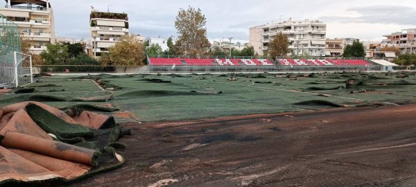 Αλλάζει όψη το Δημοτικό γήπεδο ποδοσφαίρου του Μοσχάτου