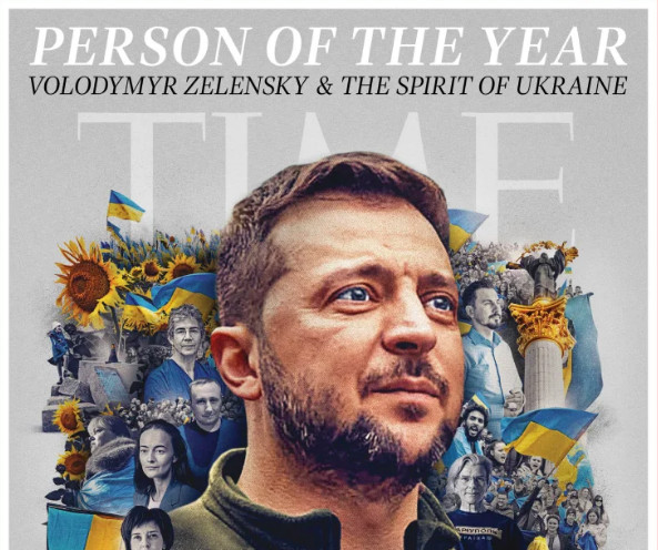 Ουκρανία: «Πρόσωπο της Χρονιάς» για το Time ο Βολοντίμιρ Ζελένσκι