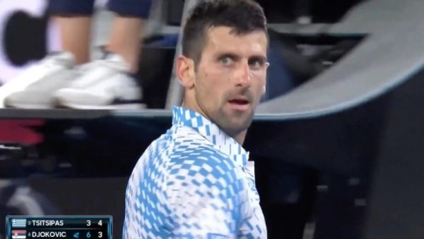 Το… δολοφονικό βλέμμα του Τζόκοβιτς στον Τσιτσιπά