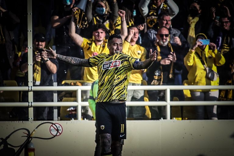 Γκολ του Αραούχο για το 1-0 της ΑΕΚ στο 13′ (vid)