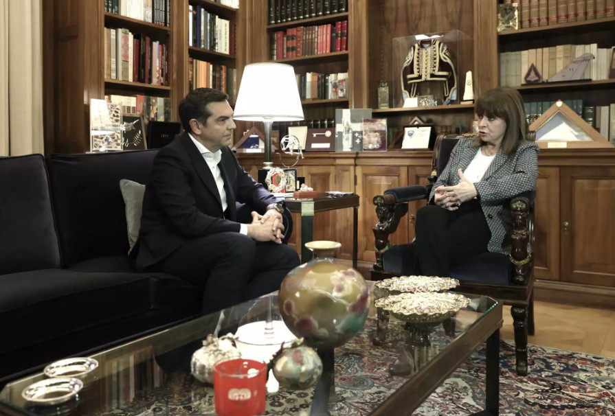 Υποκλοπές: Συνάντηση Αλέξη Τσίπρα με την Πρόεδρο της Δημοκρατίας