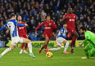 Η Μπράιτον έκανε «πάρτι» κόντρα στη Λίβερπουλ (3-0)