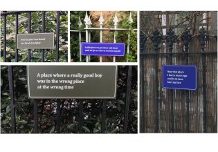 Ο Banksy του Λονδίνου; Συγκλονιστικές αναμνήσεις σε πινακίδες