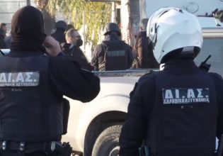 Βίντεο από την επιχείρηση της ΕΛ.ΑΣ. στο Ζεφύρι – Βρέθηκε βλήμα όλμου