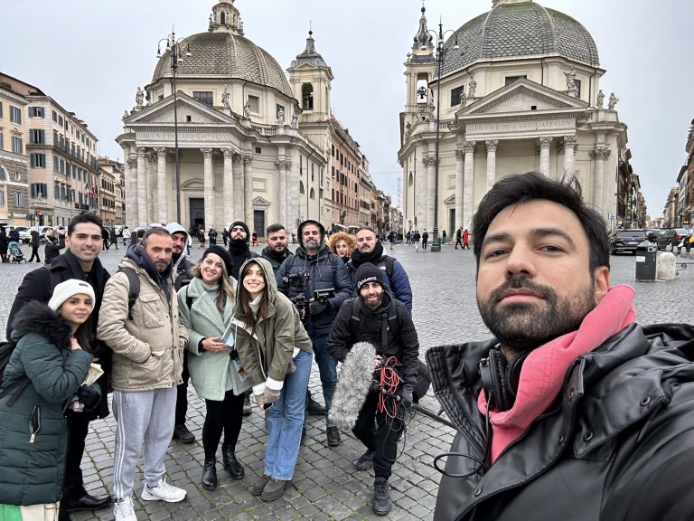 «Η Γη της Ελιάς»: Αποκλειστικές φωτογραφίες από τα γυρίσματα στη Ρώμη