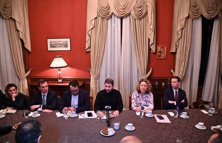 Συνάντηση Ανδρουλάκη με εκπροσώπους της ελληνικής κοινότητας Κωνσταντινούπολης