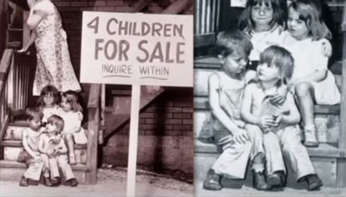 Η τραγική ιστορία πίσω από τη διαβόητη φωτογραφία «4 παιδιά προς πώληση»