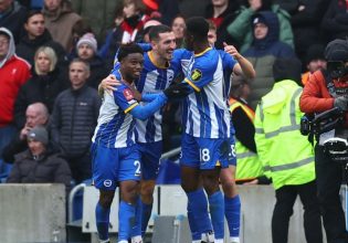 Έκανε το «μπαμ» η Μπράιτον – Απέκλεισε την Λίβερπουλ στο Κύπελλο (2-1)